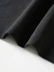 Josh Knows Everything Graphic Tee For Men Casual Short Sleeve Shirt Breathable Machine Washable Perfect For Summer - 黑色1 - 查看 5