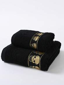 Khăn tắm mềm mại thấm hút nhanh khô họa tiết đầu lâu phong cách Gothic, khăn trang trí phòng tắm cho các cặp đôi, khăn tắm hồ bơi, khăn quà tặng khách sạn, khăn mặt lau khô tóc khi tắm cao cấp cho người lớn tại nhà, 1 chiếc hoặc khăn tắm quấn 70*140cm khi trở lại trường cho tiệm làm đẹp Khăn tắm phòng tắm tại nhà cho tiệm làm đẹp, thể thao khách sạn, đồ dùng thiết yếu trong nhà, khăn tắm, chăm sóc da - nhiều màu - Xem 10