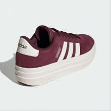 Adidas Giày thể thao cổ thấp chống trượt thoải mái mới dành cho nữ - Màu Đỏ Sâu - Xem 3