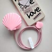 4pcs Cute & Fun UK Themed Protective Case Set Compatible With Apple 20W Fast Charger, Including Charger Cover, Cable Protector Sleeve (Penguin/Basketball/Football/Shell Pattern, Charger Head & Cable Not Included) - Multicolor - View 14