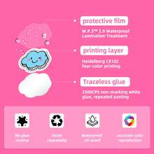 100Pcs/Set Of Fun Stickers With Cute Cartoon Patterns-Waterproof Vinyl Stickers For Laptops,Water Bottles And Suitcases-Reusable And Mixable Colors,Cute, Beautiful And Easy To Apply,Durable - 彩色 - 查看 7