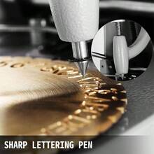 珠宝戒指雕刻机，戒指内侧雕刻机，双面雕刻机，珠宝生产雕刻工具，标准字母印章，双面刻度盘戒指雕刻机，适用于戒指内侧雕刻 - 彩色 - 查看 4