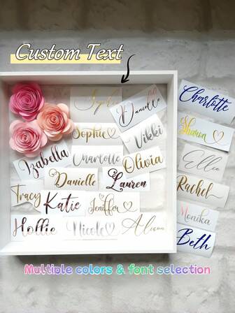 1-10pcs Customized Stickers, Personalized Business Labels, Custom Stickers And Logos, Wedding Birthday Baptism Stickers, Design Your Own Stickers, Personalized Birthday Stickers, Cute Customized Decals