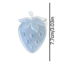 Strawberry Palette Resin Casting Mold, Silicone Mold Accessories, Resin Liquid Mold, Resin Keychain Silicone Mold, Resin Mold