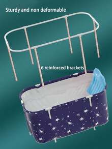 1个便携式现代折叠浴缸，高度隔热，配有充气靠背、坐垫和排水管（颜色随机），适用于冷热水疗法、桑拿和冰浴，可全身浸泡，耐用可折叠水疗浴缸，加厚设计，节省空间，易于存放，是家庭水疗和豪华浴室的理想之选，也是居家沐浴的完美选择。