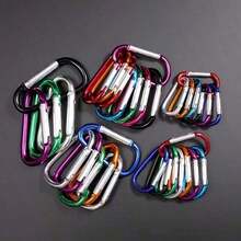 25pcs Heavy Duty Carabiners With Clip, Suitable For Camping, Hiking And Climbing - Multicolor - View 7