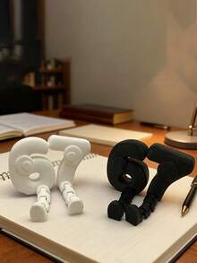 1 Pc Unique Fashion Movable Figurine Statue Decor, Ideal Gift, Party Favor, Bedroom, Office Decor, Modern Decorative Sculpture - Multicolor - View 9