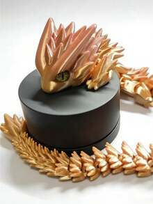 2026 New Hot-Selling 3D Printed Movable Joint Dragon Toy, Hedgehog Big Head Dragon Desktop Toy, Exquisite Rainbow Dragon Shaped Desk Decor, Colorful Desktop Display, Ideal For Home, Office Or Car Decoration, Great Gift And Stress Relief Toy - Multicolor - View 9