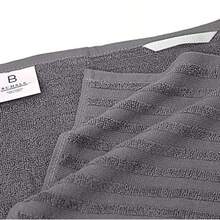 Juego de toallas de cocina de 51 x 71 cm paquete de 6 toallas de mano grandes de algodón para platos planas y rizadas altamente absorbentes con lazo para colgar color gris - Gris - Ver 4