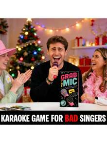 Lucky Egg Wireless Karaoke Microphone And Board Game Set - Soft Foam Mics For 2-10 Players 8+, Family Interactive Toy, Holiday Gift For Kids, Girls, Fun Singing Game For Parties - A - Xem 2