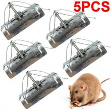 Pack Of 5 Tunnel Mole Trap Quick Kill Control Repellent Mole Traps - Silver - View 5