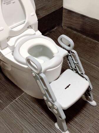 Baby/Children's Toilet Seat With Ladder, Folding, Assisted Potty Training Chair For Boys And Girls