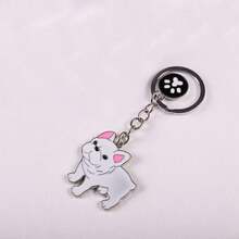 1pc Alloy Golden Retriever Dog Keychain, Pet Dog Keyring, Animal Pendant, Men's Car Key Chain, Cute Bag Charm, Gift For Friends