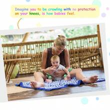 3 Pairs Baby Crawling Knee Pads, Anti-Slip Design To Protect Infant Knees, Elbows And Legs. Adjustable Straps, Breathable 3D Mesh Fabric, Unisex. - Multicolor - View 7