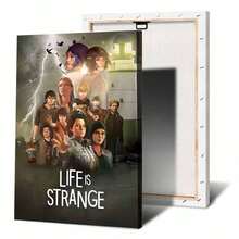 1张动漫墙贴，家居装饰，奇异人生主题房间装饰，美学风格，Pinterest动漫海报，帆布墙画，无框装饰 - 彩色 - 查看 36