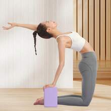 男女通用瑜伽砖，EVA材质足垫，适合初学者，健身器材，儿童舞蹈垫，高密度瑜伽健身运动舞蹈练习垫 - 彩色 - 查看 2