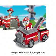 Spin Master Spin Master Vehicle With Collectible Figurine, Suitable For Children 3+ Years Old (Random Style) - ​Fire Truck + MarshaII​ - View 4
