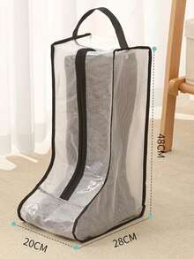 Portable Women's High-Top Boot Storage Bag, Multi-Layer Design, Transparent For Easy Viewing, Suitable For Home And Travel, Shoe Storage And Organization Bag, Shoe Bag, Travel Shoe Bag, Shoe Box, Shoe Organizer Bag, Shoe Washing Bag, Shoe, Spring Summer Picks, Brides Maid Gifts, Room, Bedroom Decor, Bedroom Decor, Beach, Travel, For Men, For Women, Vacation, Women's Day, Travel Essentials, Wedding Favors, Y2k, Bedroom, Car Accessories Women, Kitchen Decor, Beach, Summer, Vacation, Holiday, Travel Essential, Going Out Tops, Household Items - Multicolor - View 17