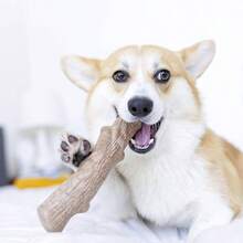 Dogwood Durable Dog Chew, Large - Long Lasting Chew Stick Made With Real Wood - USA Made, L - 山茱萸(棕色)+ 大號(1 包) - 查看 6