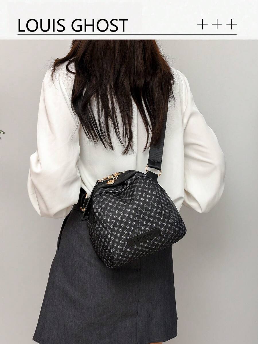 Túi đeo chéo thời trang nữ, kiểu dáng thường ngày, phù hợp cho việc mua sắm và du lịch.