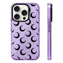 High Quality Protection Mobile Phone Shell, Soft To The Touch, It Is The Best Choice For Birthday Gifts For Teen Boys And Girls, Accurately Adapted To Phone 11, 12, 13, 14 And 15 Pro Max, 16plus 17 Pro Max 17 Air 17Pro, MD Symphony New Moon Password Printing Phone Case - 紫色 - 查看 5