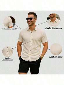 Kit Of 2 Men's Shirts With Regular Collar (Dress Collar) - xanh quân đội - Xem 4