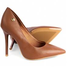Vizzano Elegant Pointed Toe High Heel Pump 1421-100 - 摩卡 - 查看 3