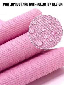 一次性粉黑美甲桌垫，三层防水可折叠清洁垫，多功能美容纹身牙科手术巾，防水桌布，适用于指甲屑、指甲垫和旅行便携用品。美甲工具 - 彩色 - 查看 6