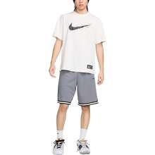 Nike Max90 Logo Print Pattern Loose Fit Crew Neck Short Sleeve T-Shirt, White - White - View 2