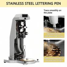 珠宝戒指雕刻机，戒指内侧雕刻机，双面雕刻机，珠宝生产雕刻工具，标准字母印章，双面刻度盘戒指雕刻机，适用于戒指内侧雕刻 - 彩色 - 查看 8