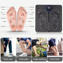 Transcutaneous Electronic Nerve Stimulator, EMS Foot Massage For Muscle Relaxation, LCD Display Screen - Grey - View 2