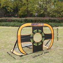 1pc Foldable Multi-Color Portable Soccer Goal, Suitable For Soccer Training And Enhancing Home Atmosphere