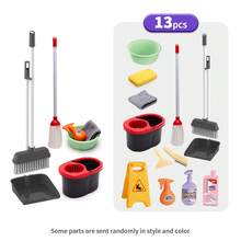 11pcs/13pcs/17pcs Kids Vacuum Cleaner Set - Cleaning Sweeping Set, Children's Room Simulation Cleaning Interactive Game Toys, Role Play Props, Home Cleaning And Role Play Cleaning Tool Toys, Suitable As Christmas, Halloween And Birthday Gifts For Boys And Girls - Multicolor - View 15