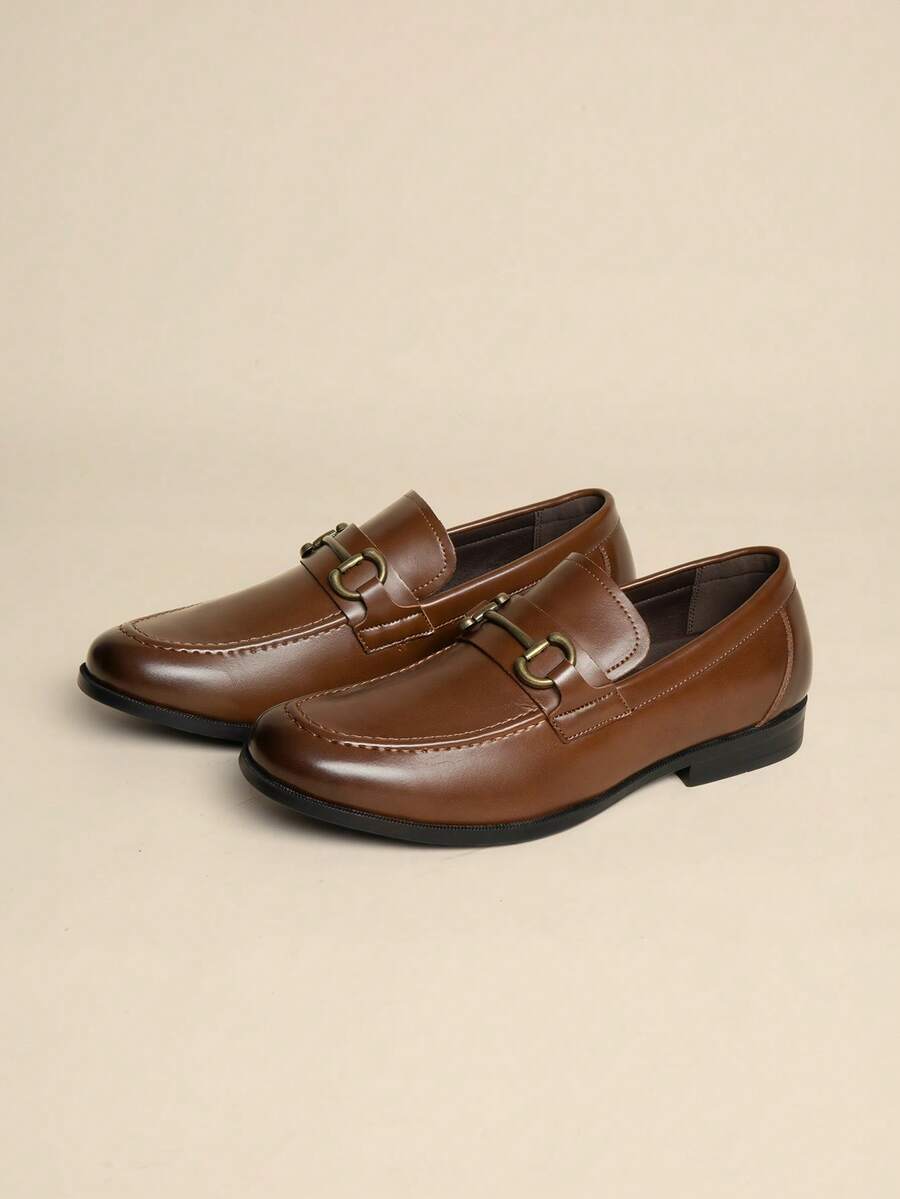 Mocasines de Vestir para Hombre, Zapatos Formales sin Cordones