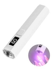 1个便携式UV LED美甲灯，手持式UV灯，专业凝胶美甲烘干灯，凝胶X灯，30秒/60秒快速固化凝胶，凝胶美甲闪光固化灯，凝胶美甲LED美甲灯，便携式迷你凝胶美甲烘干机，凝胶美甲胶水，凝胶USB手电筒，家用DIY美甲工具，送给女孩的最佳礼物 - 彩色 - 查看 13