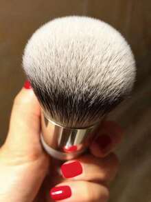 1pc Dual-Ended Makeup Brush, Soft Blush/Eyeshadow Brush, Face Makeup Brushes, Smooth Bristles Blend Easily, Powder Brush, Foundation Brush, Comfortable Handle, Concealer Brush, Home Or Salon Makeup Set, Cosmetic Tool, Face Makeup Brush, Essential Makeup Tool - Multicolor - View 8