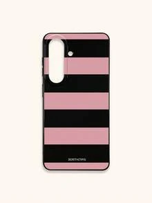 Retro Geometric Striped Phone Case, SECRET FACTORUS Fashionable Pattern Protective Cover, Compatible With IPhone 17 / 17 Air / 17 Pro / 17 Pro Max, And Galaxy Phones, Compatible With S26/S26 PLUS/S26 Ultra - Multicolor - View 80