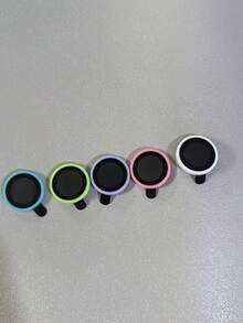 5件套混合夜光陶瓷相机镜头保护膜，适用于iPhone11-16，防刮，荧光色，完美贴合 - 提升手机外观！夜光相机镜头保护膜适用于Apple 11/12/13/14/15/16/16 Plus/16 Pro/16 Max系列，防水防震防摔防指纹全覆盖，适用于日常防护、办公室、家用手机相机盖，防刮 - 彩色 - 查看 9