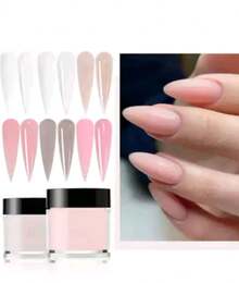 Acrylic Powder Nail Art 3D Flower Pattern Material Pigment For Professional Manicure Design Decorative Supplies - Baby Pink - View 6