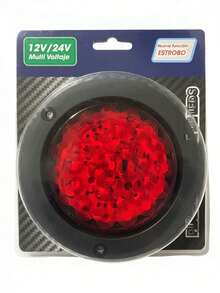 Plafón 24 Leds Redondo NEGRO  MULT 6666B - A - Ver 2