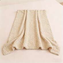 Soft Cotton Reversible Pet Bed Mat, Comfortable Plush Blanket - Fluffy Premium Sherpa Pet Throw Blanket, Soft Alpaca Fleece Suitable For Dogs, Small Cats - Beige - View 3