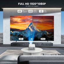 BDQ Netfli-Officially-Licensed Native 1080P 650ANSI 4K Android 13 F10 360° Projector With Auto Keystone Correction Focus Wifi6 BT5.2 Portable Outdoor - 查看 5