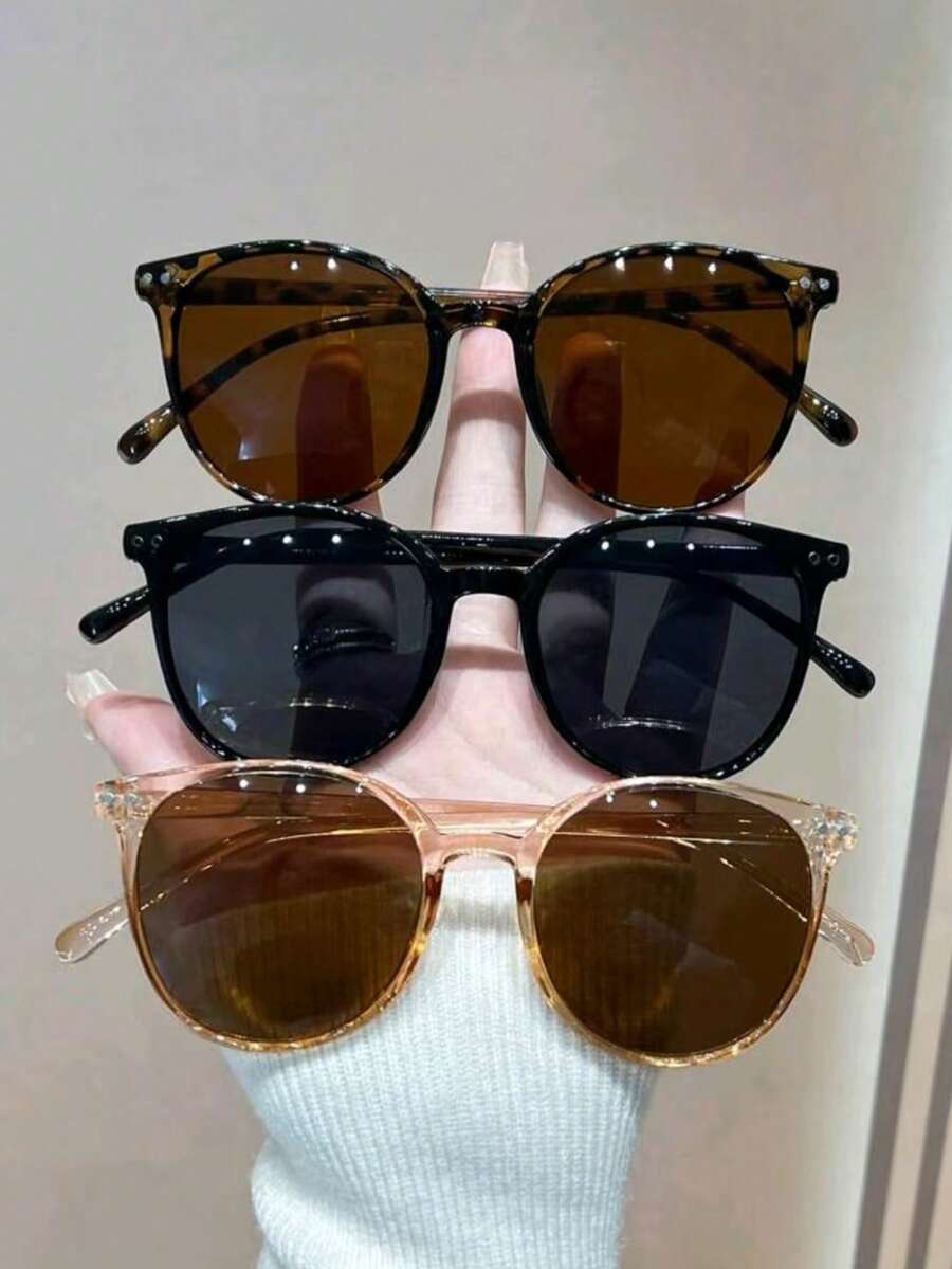 Y2K方形可爱日常复古时尚眼镜 - 彩色 - 查看 1