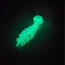 Cool Glow-In-The-Dark Dinosaur Skeleton Plush Toy, Perfect For Home Decor, Party Decorations, Children's Birthday Gifts, Graduations, Weddings, Halloween, And Christmas. - Multicolor - View 8