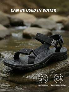 CAMEL CROWN Women's Hiking Sandals, Non-Slip Water Sandals, Comfortable Sports Sandals, Suitable For Outdoor, Water, Beach - Black - View 4