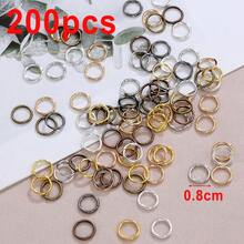 200个4-12mm开口连接环，适用于DIY手链项链首饰制作配件，易于使用，用途广泛。 - 跳環 - 查看 20