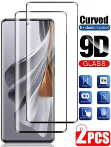 2pcs 3D Curved Tempered Glass Screen Protector, High Definition Anti-Explosion Anti-Scratch, Supports Fingerprint Identification, Compatible With Samsung Galaxy/OPPO Reno/Vivo/Redmi/Realme/OnePlus/ And Other Models, 9H Hardness Screen Protector, Daily Protection, Office, Home Phone Screen Protector, Phone Accessories - 2Pcs - View 92