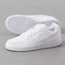 Nike男鞋新款EBERNON LOW復古籃球風低筒運動休閒鞋板鞋AQ1775-100 - 白色 - 查看 7