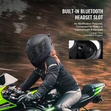 Caschi da moto - Casco integrale per moto, versione europea, codice M - Visualizzare 6