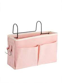 Multifunctional Fabric Wall-Mounted Storage Organizer Bag, Multi-Pocket Bedside Hanging Basket, Suitable For Dorms And Various Room Types, Student Bedside Bed Sheet Storage Bag - Multicolor - View 9